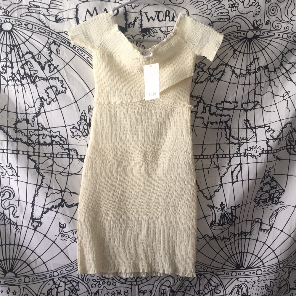 TOBI cream dress